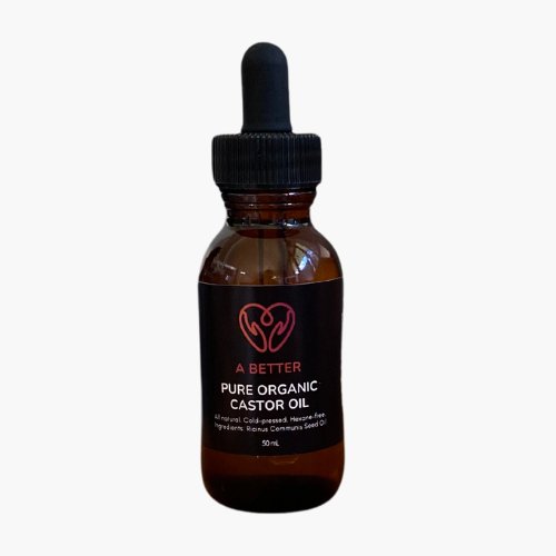 Pure Organic Castor Oil - Health & Beauty -> Personal Care -> Massage & Relaxation - 50 mL (includes dropper) - - A Better Marketplace