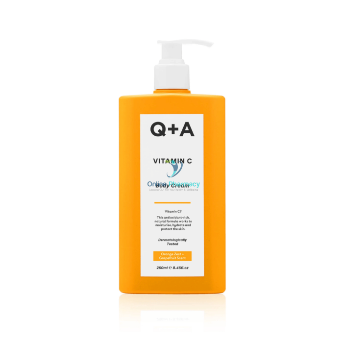 Q+A Vitamin C Body Cream 250ml