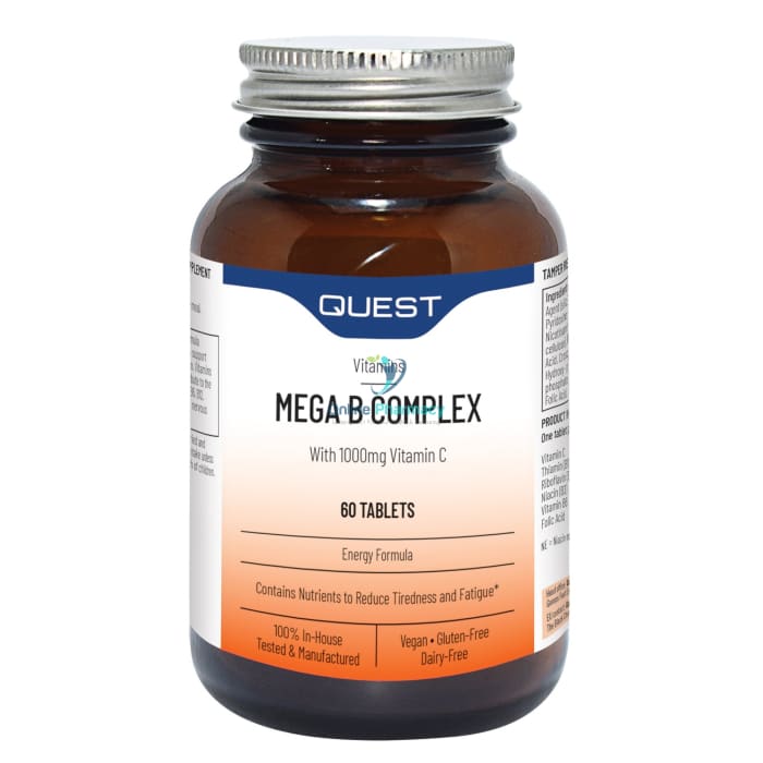 Quest Mega B Complex + Vitamin C 1000mg - 30/60 Pack