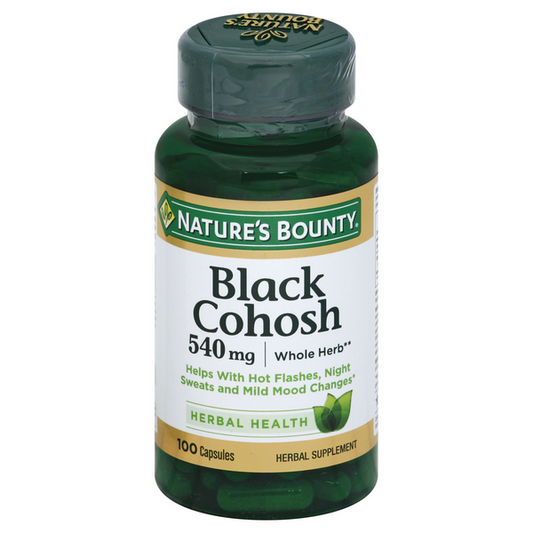 Nature's Bounty Black Cohosh 540Mg Capsules