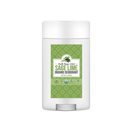 Organic Sage Lime Deodorant 3 oz (90 g)