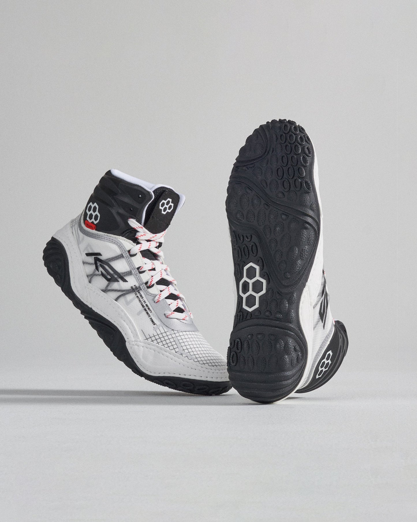 KS Infinity Youth Wrestling Shoes - Yang/White