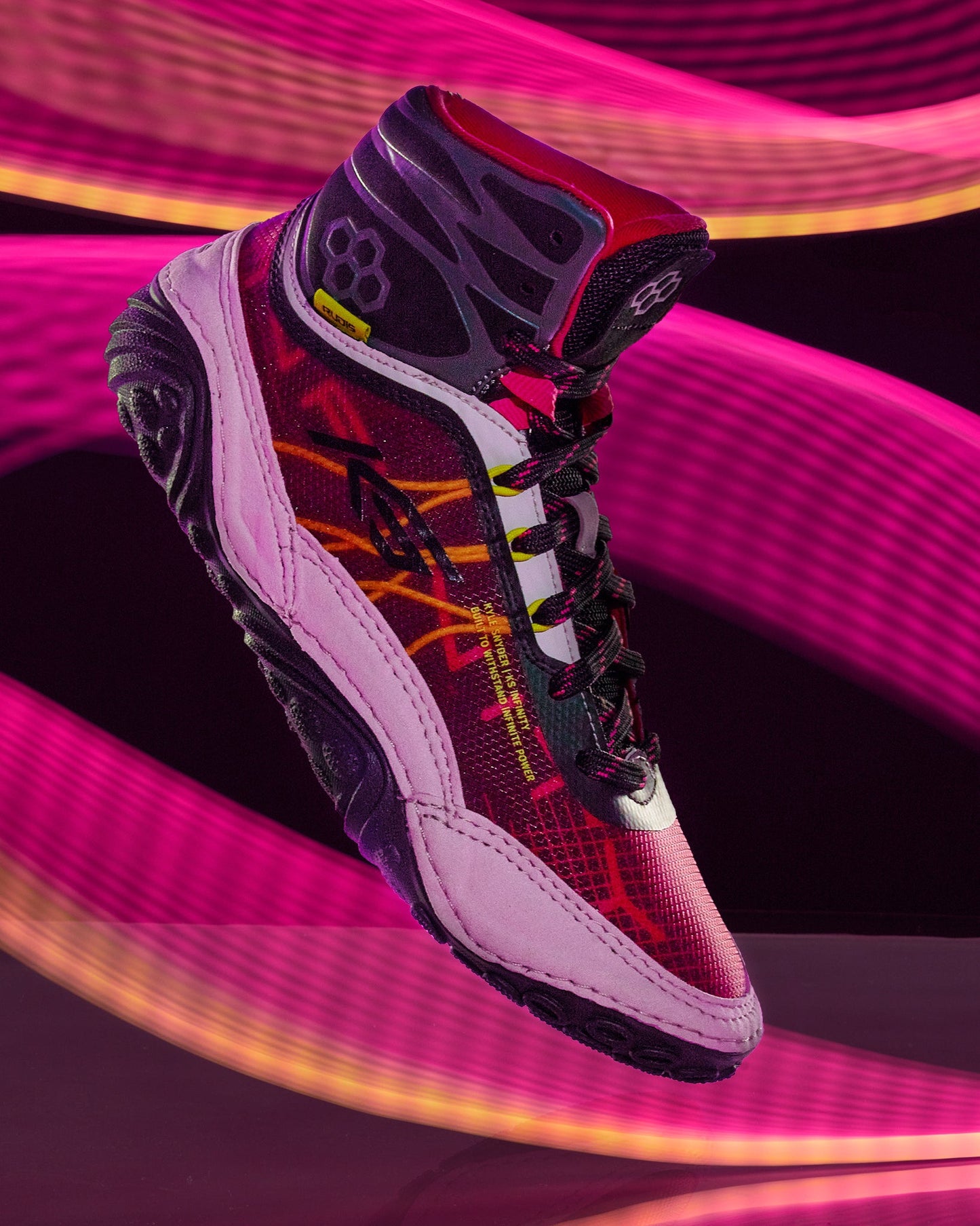 KS Infinity Adult Wrestling Shoes - Pink Glow