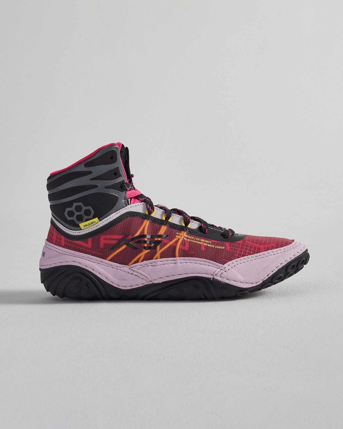 KS Infinity Adult Wrestling Shoes - Pink Glow