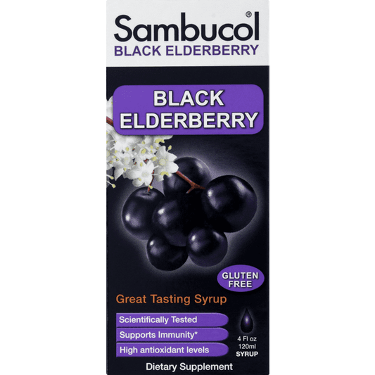 Sambucol Black Elderberry Syrup Dietary Supplement