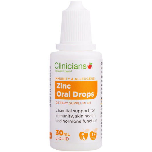 Clinicians Zinc Oral Drops Solution 30ml