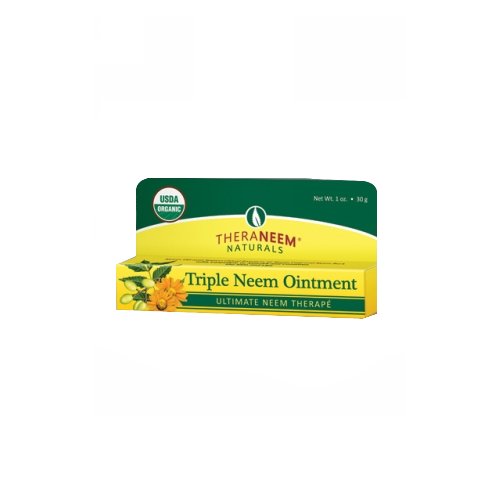 TheraNeem Naturals, Triple Neem Ointment, Fragrance Free 1 oz