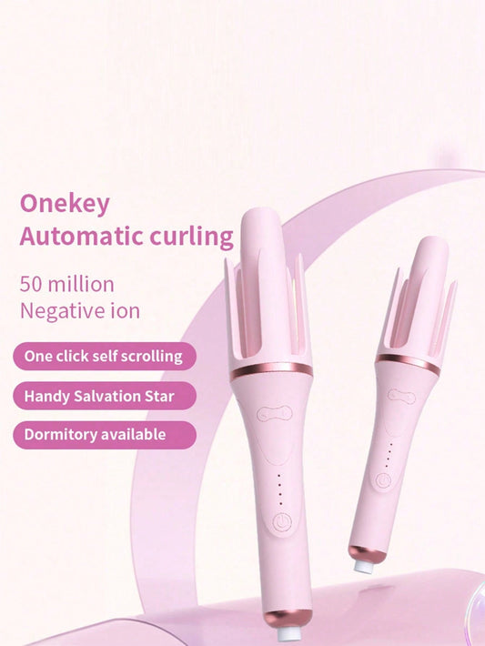 1pc Plug-In 35w Rated Power Automatic Hair Curler (Model Ln-158)
