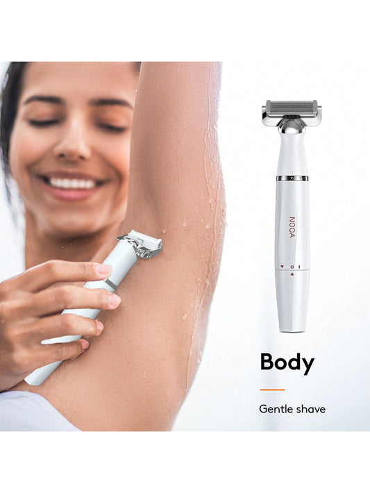 1pc Pls-1225c, Type-C Charging, Electric Epilator Hair Remover For Women, Suitable For Bikini Line, Upper Lip, Full Body, Legs, Underarms, Arms