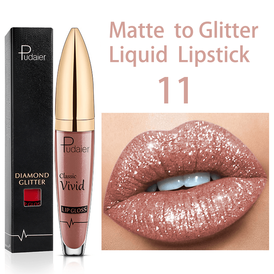 18 Colors Diamond Shimmer Glitter Lip Gloss