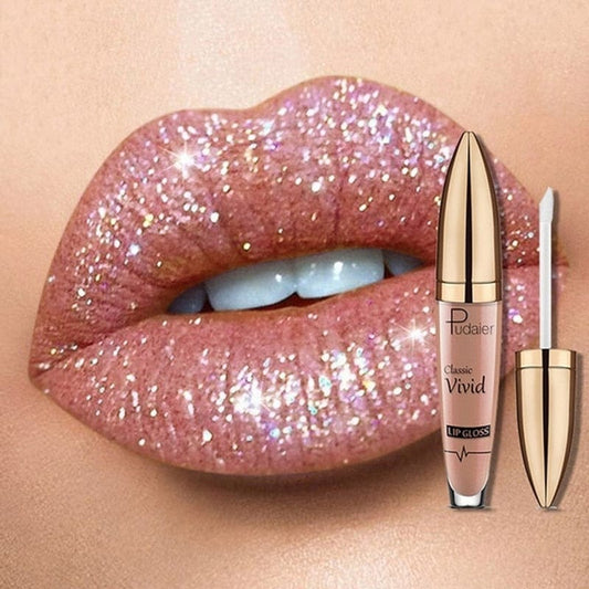 18 Colors Diamond Shimmer Glitter Lip Gloss
