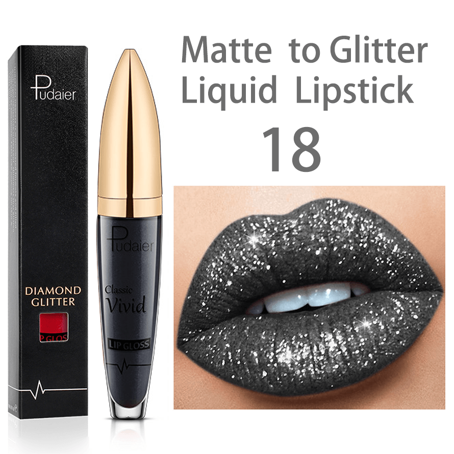 18 Colors Diamond Shimmer Glitter Lip Gloss