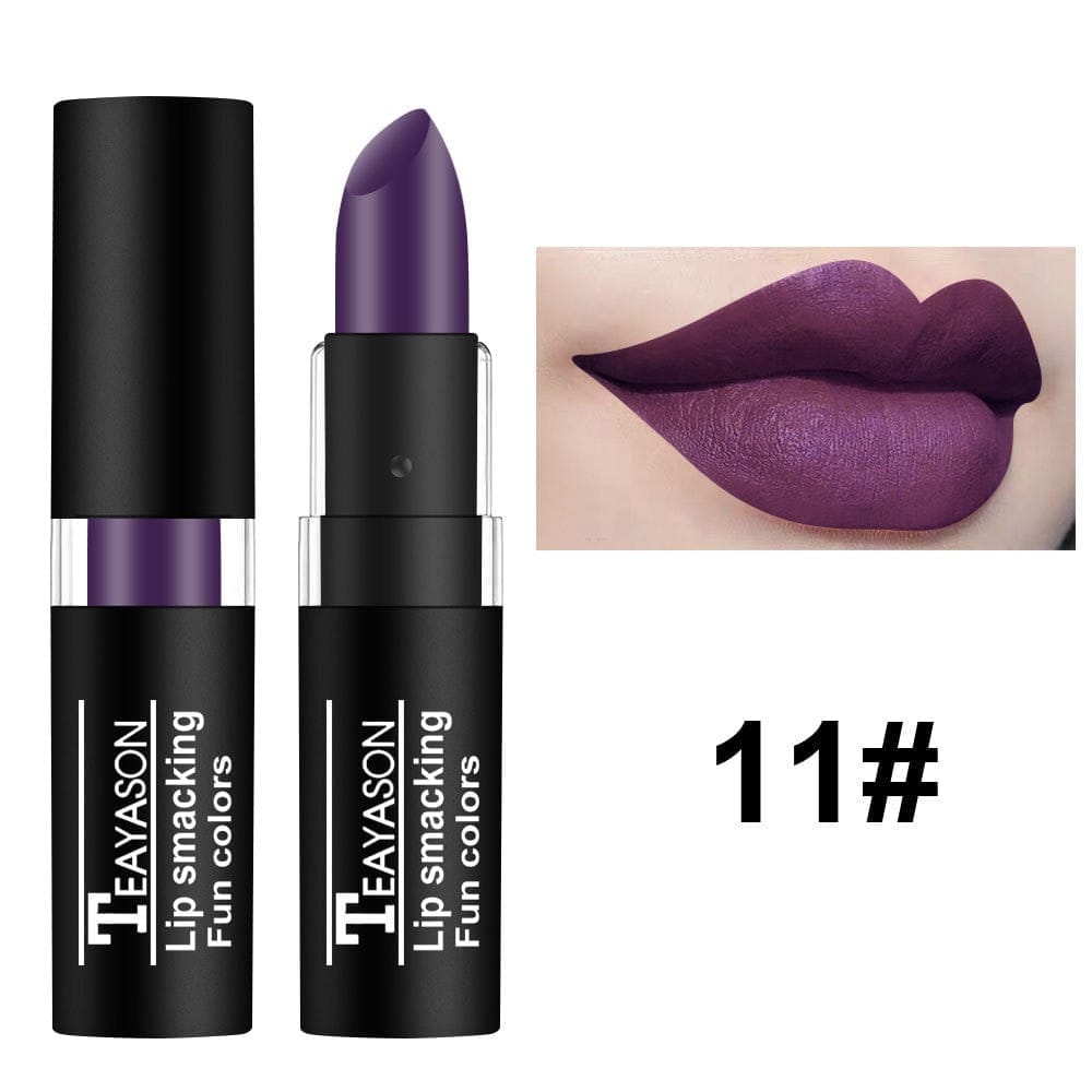 1Pcs Long Lasting Pigment Waterproof Velvet Matte Luxury Lipstick