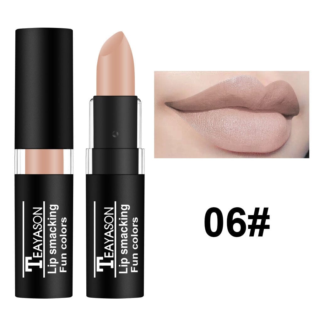 1Pcs Long Lasting Pigment Waterproof Velvet Matte Luxury Lipstick