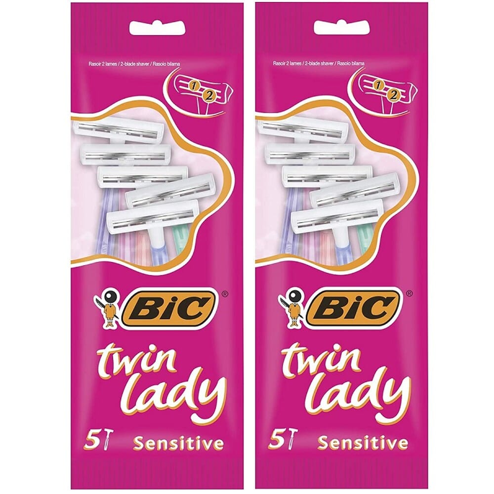 2-Pack: BIC Twin Lady Twin Blade Razor