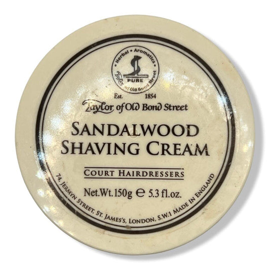 Sandalwood Shaving Cream - by Taylor of Old Bond Street (Pre-Owned)