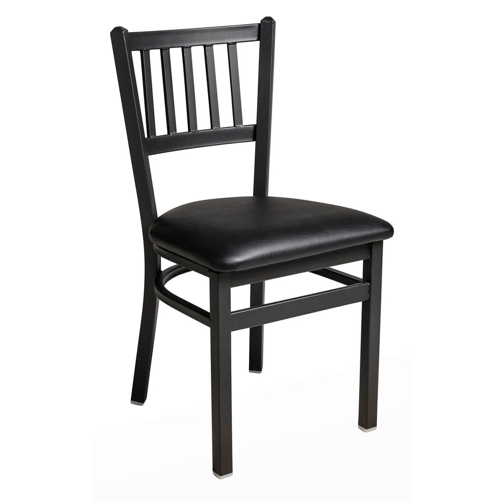 troy slat back side chair