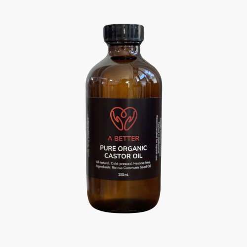 Pure Organic Castor Oil - Amber Glass Bottle