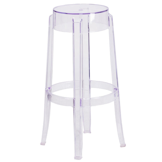 29.75'' Transparent Counter Height Stool