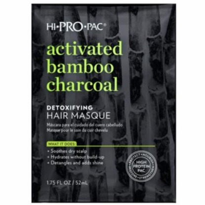 Hi Pro Pac Activated Bamboo Charcoal Detoxifying Hair Masque 1.75 oz