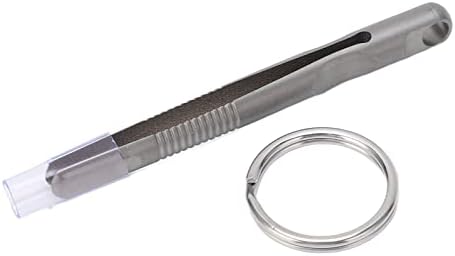 Portable Tweezer, EDC Mini Keychain Tweezer Titanium Alloy Portable TC4 Small Tweezer Outdoor Gadget Mini Tool