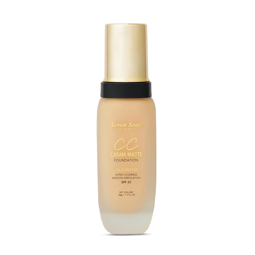 Seven Seas CC Cream Matte Foundation Natural -  50 gms