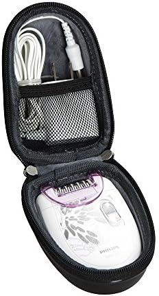 For Philips HP6401 Satinelle Epilator Electric Shaver Travel EVA Hard Protective Case Carrying Pouch Cover Bag Compact Sizes By Hermitshell