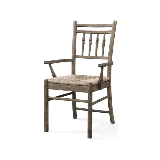 Riverbank Arm Chair With Rush Seat- Set of 2