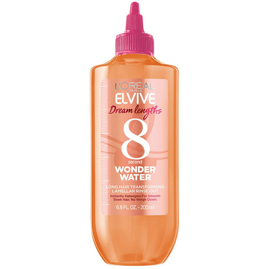LÕOrŽal Paris Elvive Dream Lengths 8 Second Wonder Water Detangling Lamellar Rinse Out, 6.8 Ounce