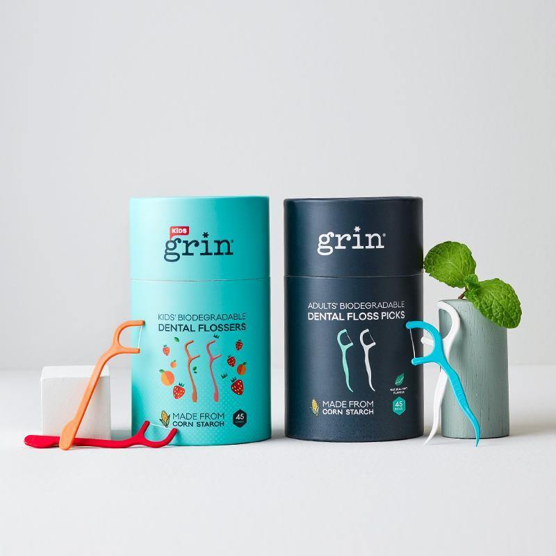 Grin Biodegradable Dental Floss Family Pack-Grin Natural US