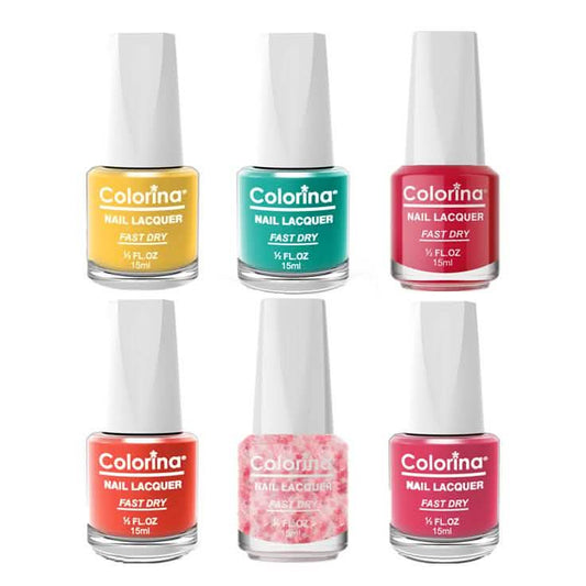 6-Pack: Colorina Nail Polish