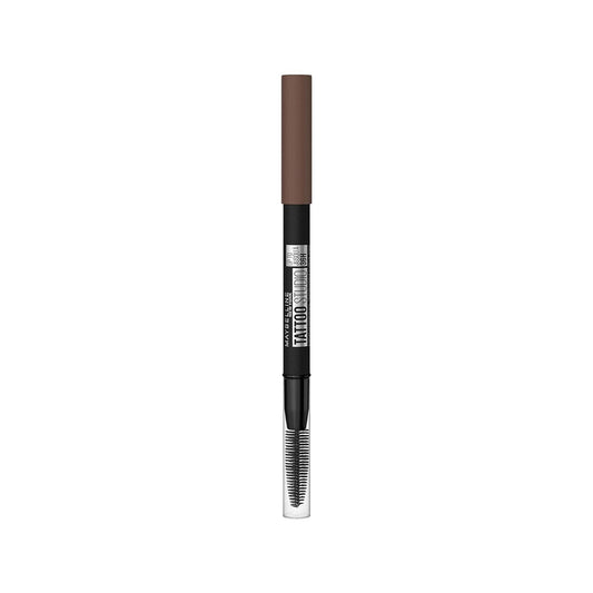 Maybelline TattooStudio Waterproof Eyebrow Pencil, Sharpenable, Longwear, Long Lasting Eyebrow Pencil, Defined Brows, Pigment Brow Pencil, Medium Brown, 1 Count