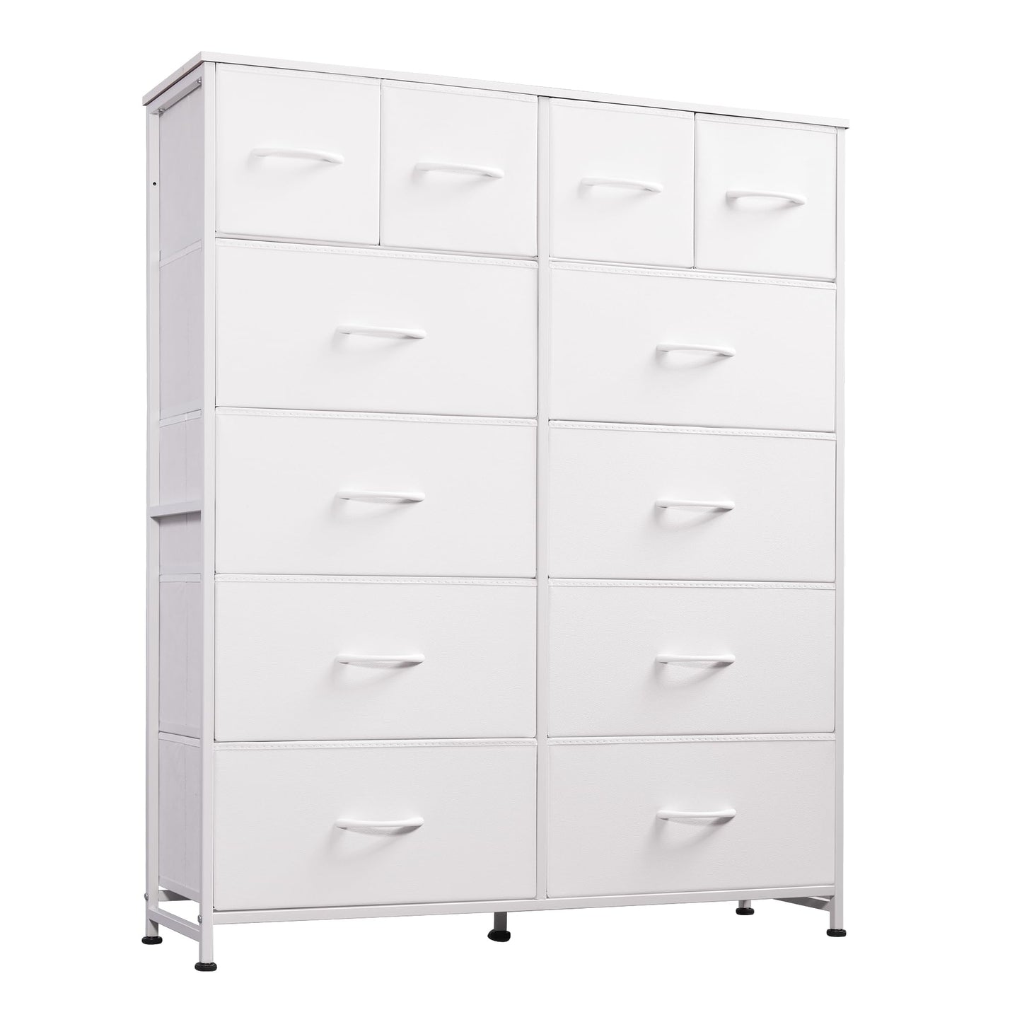 Tall Dresser for Bedroom with 12 Drawers, Dressers & Chests of Drawers, Fabric Dresser