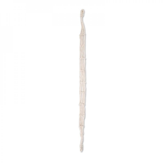Wisremt Macrame Storage Rack Cotton Woven Magazine Organizer Notebook Newspapers Book Paper Towel Hanger Boho Wall Hanging Decorations Furniture > Cabinets & Storage > Magazine Racks Wisremt White