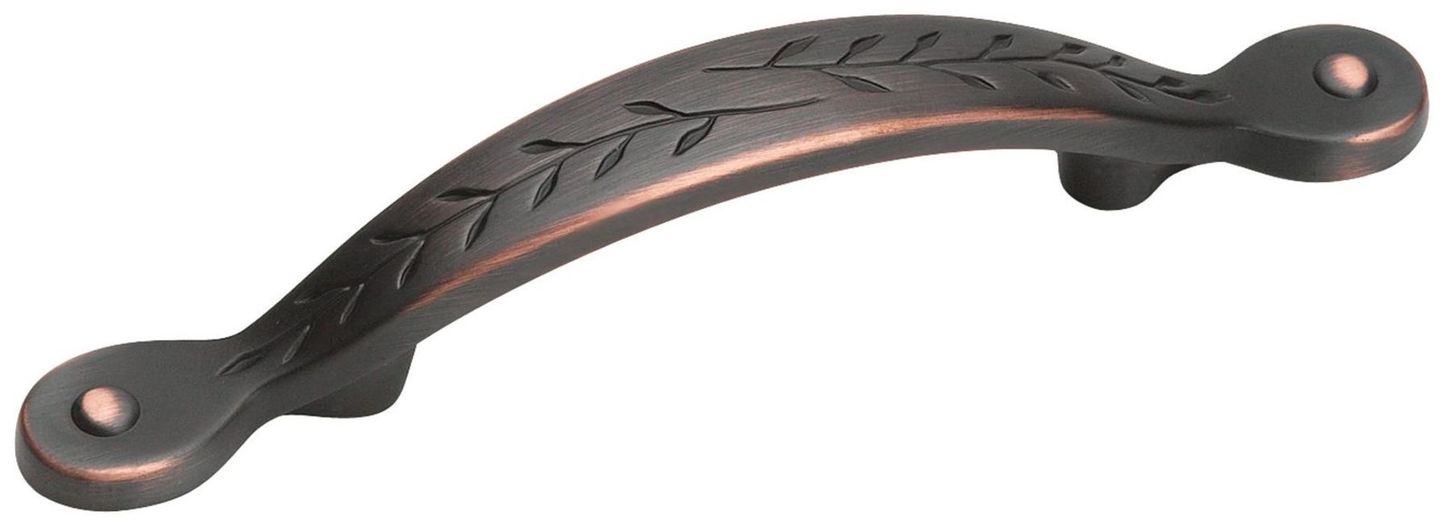 Amerock Nature'S Splendor 3 in (76 Mm) Center-To-Center Wrought Iron Dark Cabinet Pull Furniture > Cabinets & Storage > Ironing Centers Amerock Oil Rubbed Bronze 1