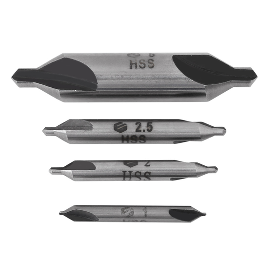 Senjay Centering Drills Set, HSS Center Drill Bits Center Drill Bits, Aluminum for Iron Steel Copper
