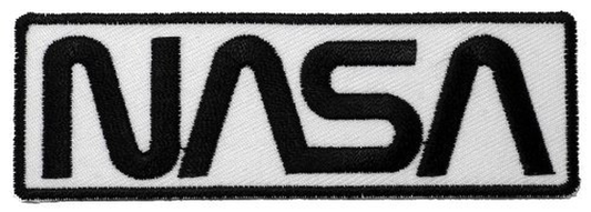 Nasa Space Center Uniform 1.2" X 3.8" Logo Sew Ironed on Badge Embroidery Applique Patch