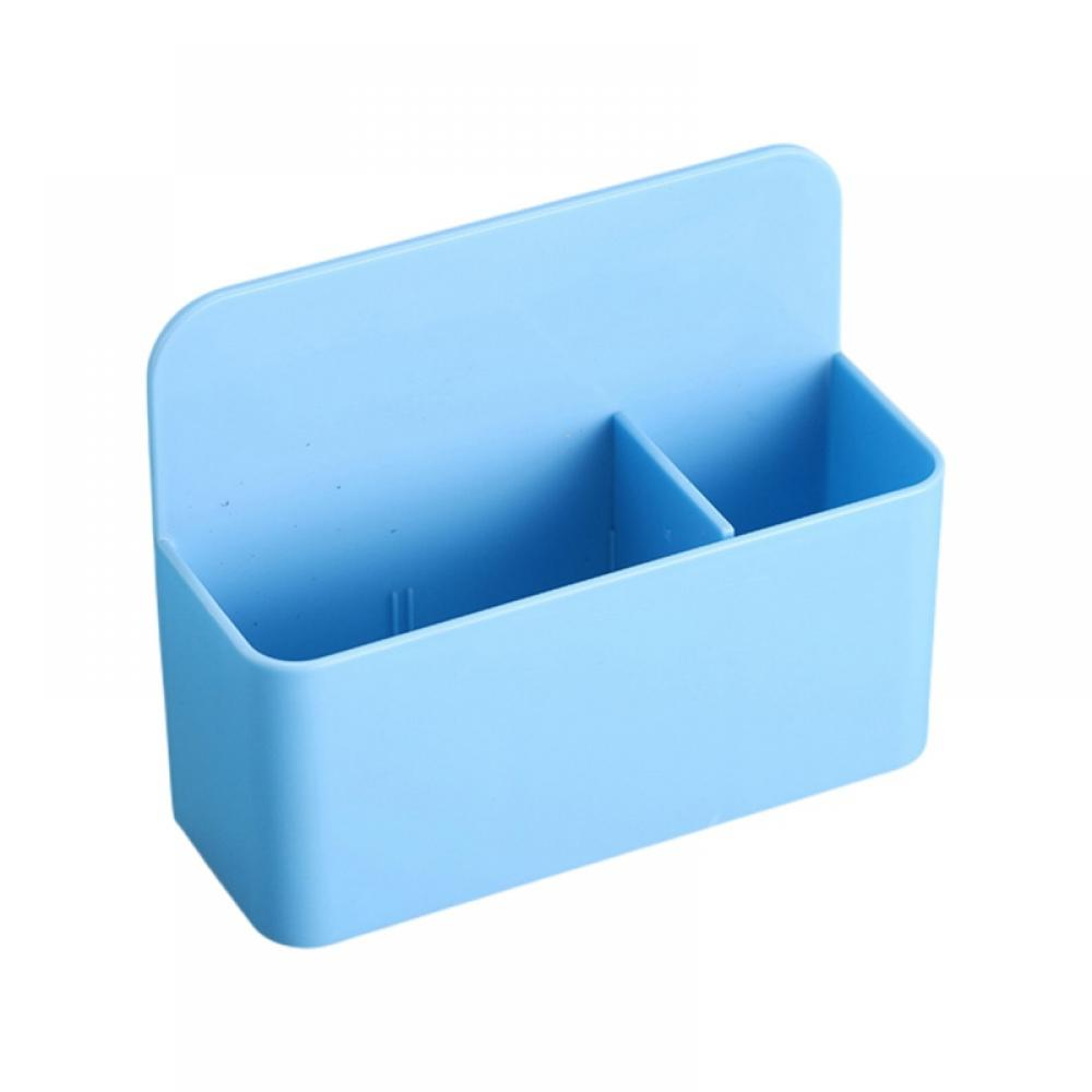 2 Magnetic Dry Erase Marker Pen Holders, Dry Erase and Pen Storage Bags for Whiteboards, Refrigerators, Metal Lockers and Cabinets, White + Blue Furniture > Cabinets & Storage > Storage Cabinets & Lockers Feiona Blue