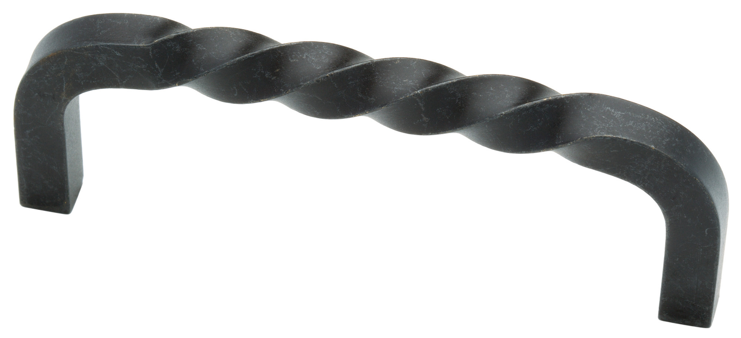 Liberty 96Mm Center to Center Iron Craft Twisted Pull, Available in Multiple Colors Furniture > Cabinets & Storage > Ironing Centers Generic Wrought Iron