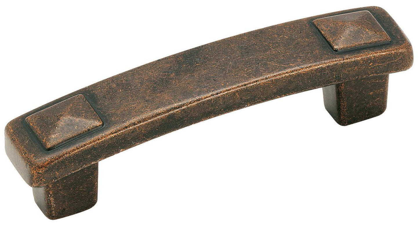 Amerock Forgings 3 in (76 Mm) Center-To-Center Wrought Iron Cabinet Pull Furniture > Cabinets & Storage > Ironing Centers Amerock Rustic Bronze