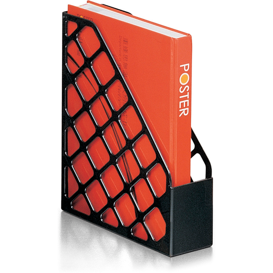 Officemate Recycled Magazine File, Black (26082)