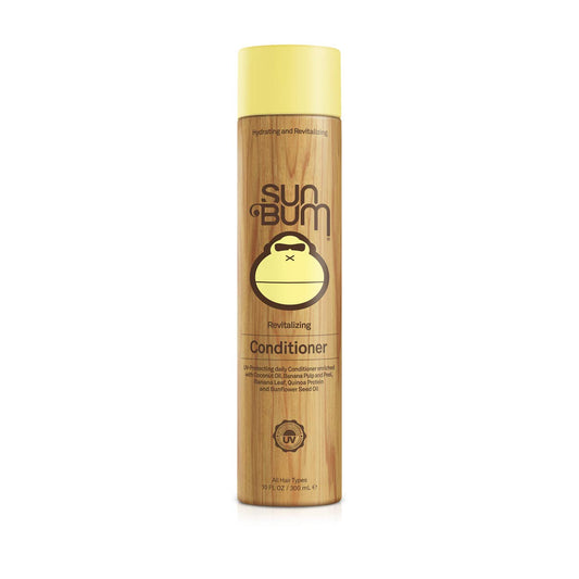 Sun Bum Revitalizing Conditioner| Smoothing and Shine Enhancing |Paraben Free, Gluten Free, Vegan, UV Protection | Daily Conditioner for All Hair Types | 10 oz bottle