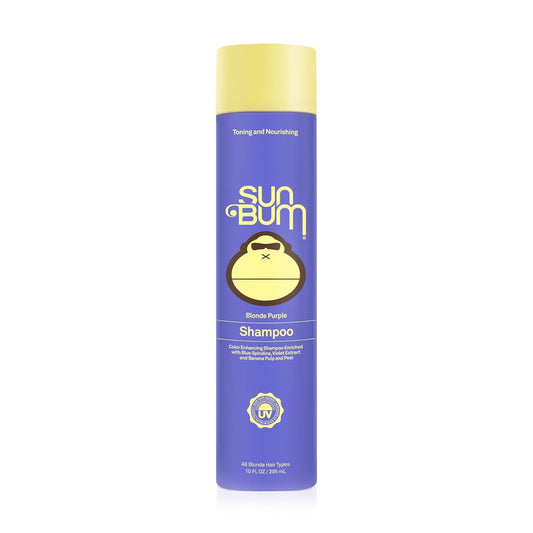 Sun Bum Blonde Shampoo I UV Protecting and Cruelty Free Color Enhancing and Toning Hair Wash for Blondes I 10 Oz