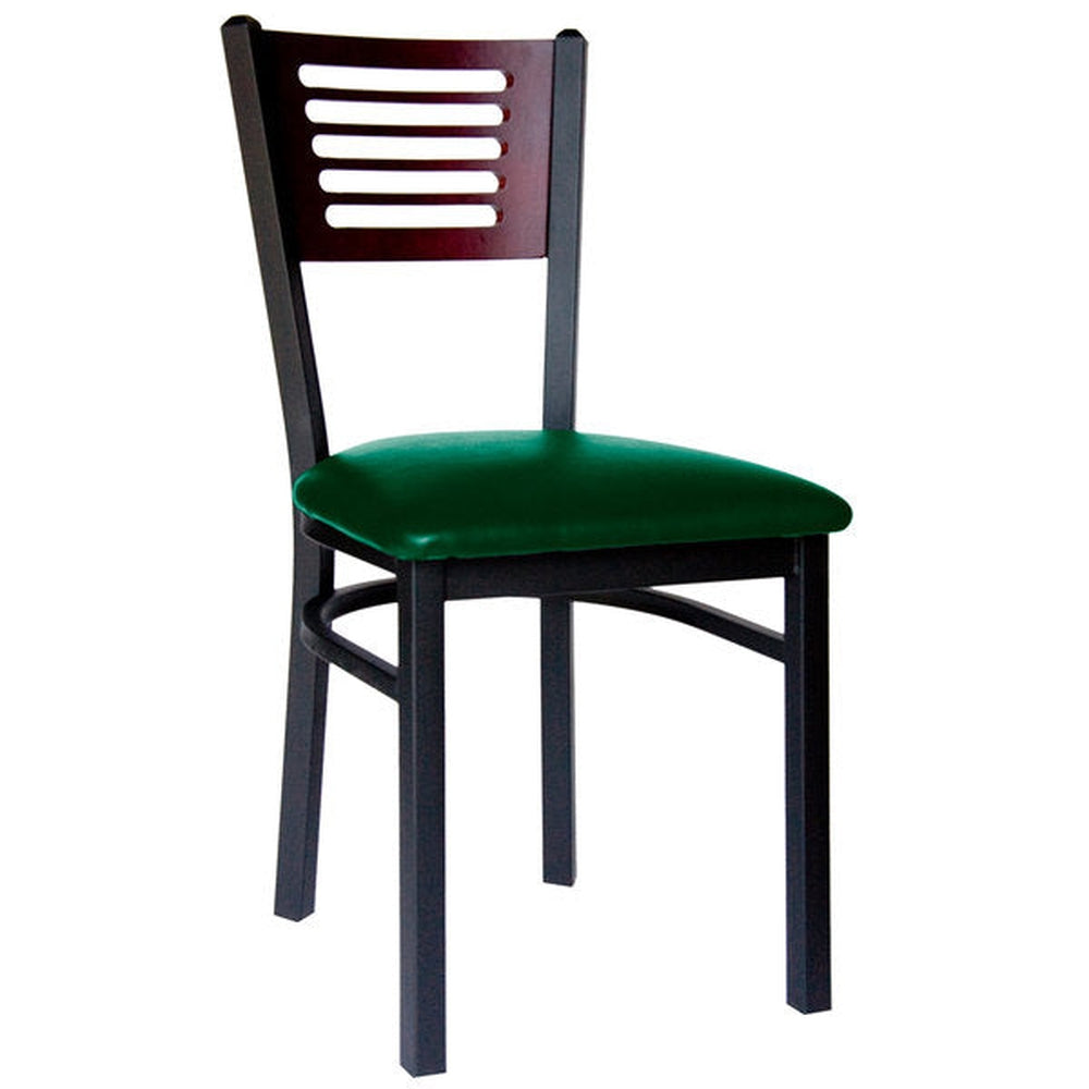 Espy Slotted Wood Back Side Chair