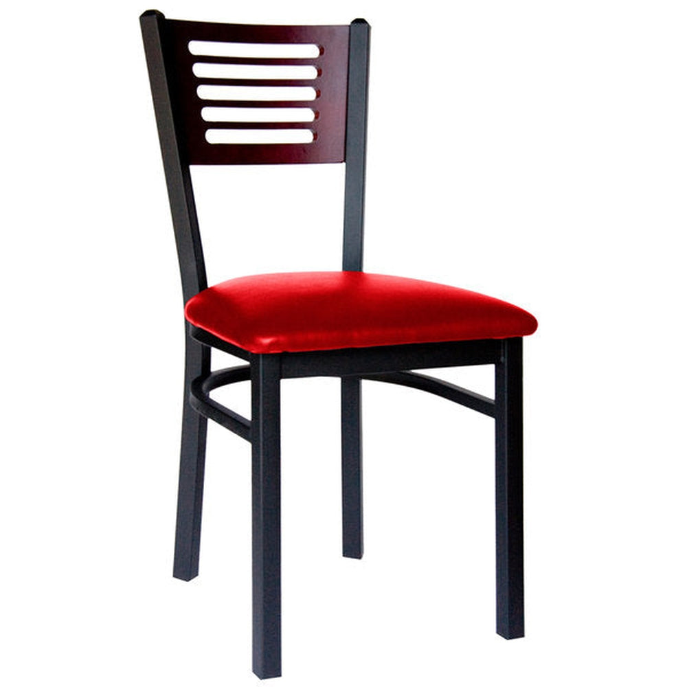 Espy Slotted Wood Back Side Chair