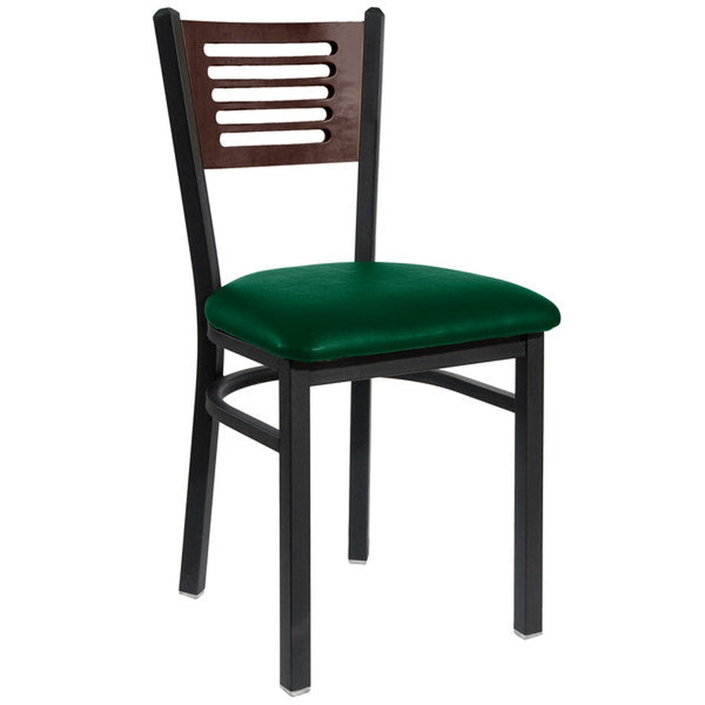 Espy Slotted Wood Back Side Chair
