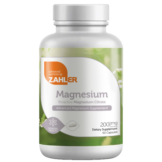 Advanced Nutrition by Zahler Magnesium Citrate 60 caps