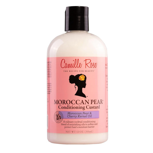 Camille Rose Moroccan Pear Hair Conditioner, to Nourish Soften Restore and Moisturize, for All Hair Types, 12 oz