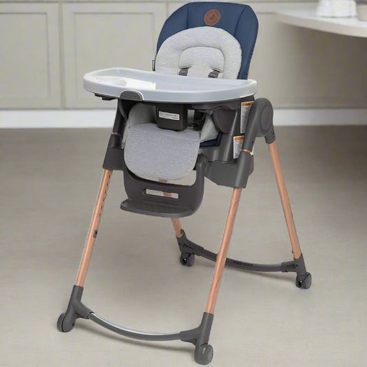 New Maxi Cosi Minla 6-In-1 High Chair (Essential Blue)