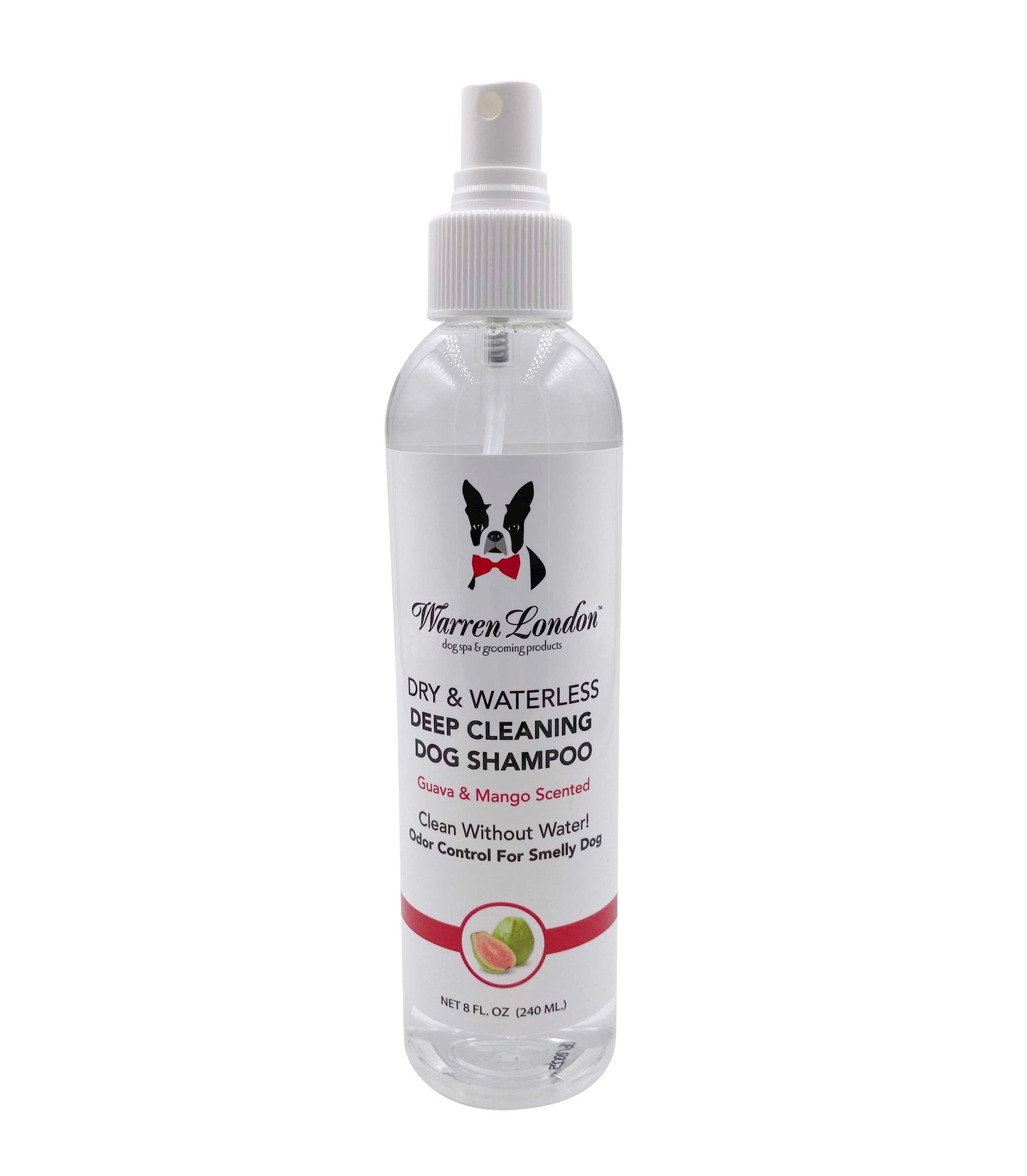 Dry & Waterless Deep Cleaning Shampoo Dog Shampoo Warren London Guava & Mango